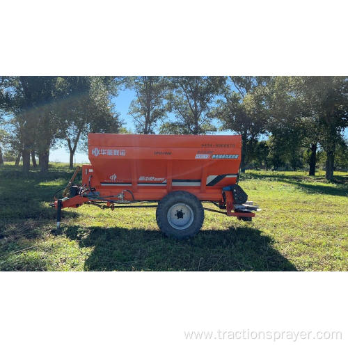 High efficiency animal manure spreader